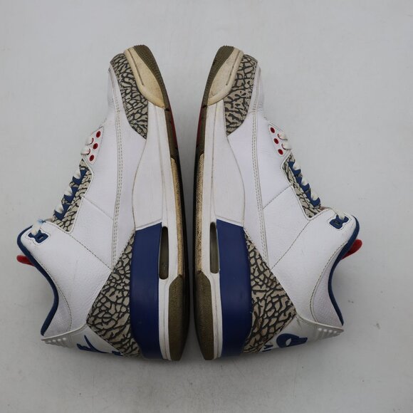 Nike Air Jordan 3 Retro OG Mid True Blue 2016 Men's US Size 10.5 Sneakers - Picture 6 of 12